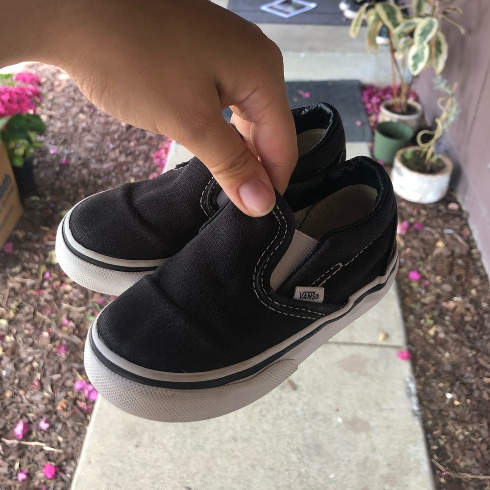 Classic black slip on vans